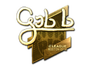 Sticker | gob b (Gold) | Boston 2018