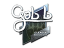 Sticker | gob b (Foil) | Boston 2018