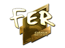 Sticker | fer (Gold) | Boston 2018