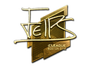 Sticker | felps (Gold) | Boston 2018