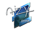 Sticker | aizy (Foil) | Boston 2018