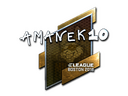 Sticker | AmaNEk (Foil) | Boston 2018