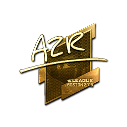 Sticker | AZR (Gold) | Boston 2018
