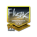 Sticker | flusha (Foil) | Cluj-Napoca 2015