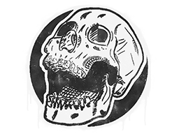 Sealed Graffiti | Rising Skull