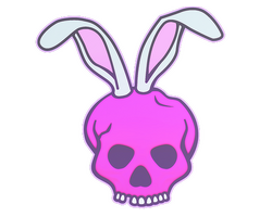 Sticker | Skull Bunny