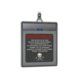 Sticker Slab | WARNING