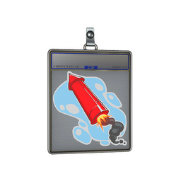Sticker Slab | Big Red Rocket