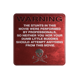 Sticker | WARNING (Foil)