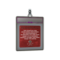 Sticker Slab | WARNING (Foil)