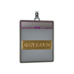 Sticker Slab | Censored (Foil)