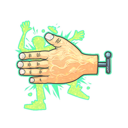 Sticker | High Five! (Glitter)