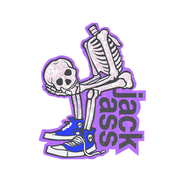 Sticker | Head In Hands (Glitter)