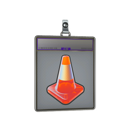 Sticker Slab | Cone Zone (Holo)