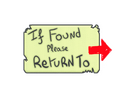 Sticker | Please Return To