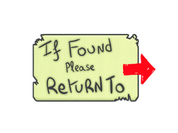 Sticker | Please Return To