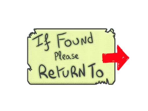 Sticker | Please Return To