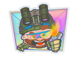 Sticker | Try Hard (Holo)