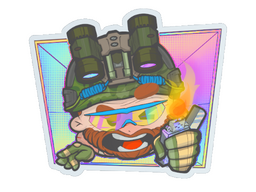 Sticker | Try Hard (Holo)