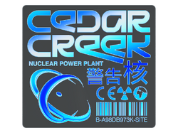 Sticker | Cedar Creek (Holo)