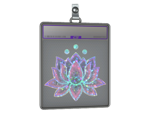 Sticker Slab | Lotus (Glitter)