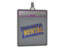 Sticker Slab | Ain't A Rental (Foil)