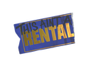 Sticker | Ain't A Rental (Foil)