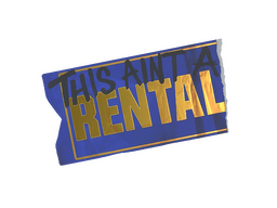 Sticker | Ain't A Rental (Foil)