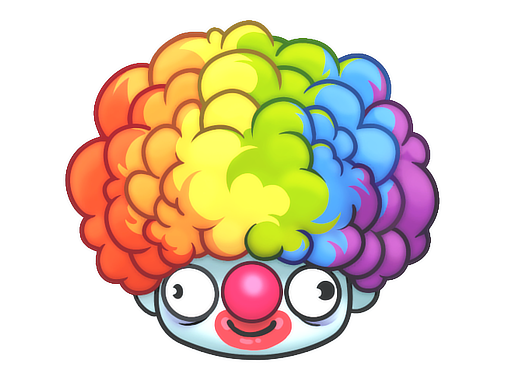 Sticker | Clown Wig