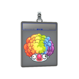 Sticker Slab | Clown Wig