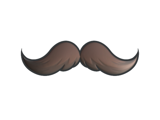 Sticker | Mustachio (Foil)