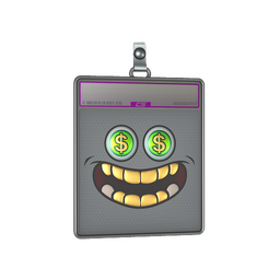 Sticker Slab | Gold Teef (Foil)