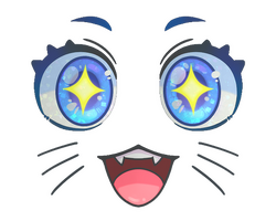 Sticker | Kawaii Eyes (Glitter)