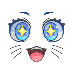 Kawaii Eyes (Glitter)