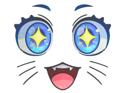 Sticker | Kawaii Eyes (Glitter)