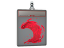 Sticker Slab | Ruby Wave (Lenticular)