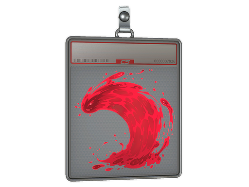 Sticker Slab | Ruby Wave