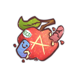 Sticker | Apple A Day (Glitter)