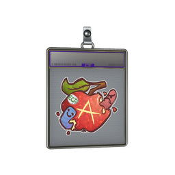 Sticker Slab | Apple A Day (Glitter)