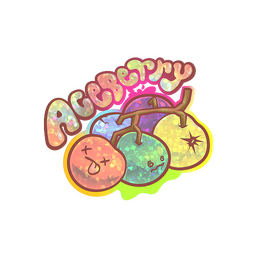 Sticker | Aceberry (Glitter)