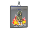 Sticker Slab | This Is Fine (CT)