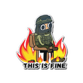 Sticker | This Is Fine (CT)