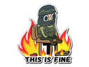 Sticker | This Is Fine (CT)