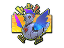Sticker | Cyber Chicken (Holo)