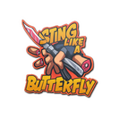 Sticker | Sting Like A Butterfly