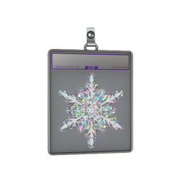 Sticker Slab | Snowfall (Glitter)