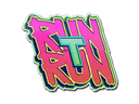 Sticker | Run T, Run