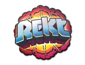 Наклейка | Rekt (голографическая)