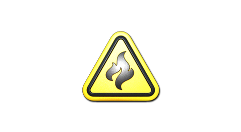 Sticker | Flammable (Foil)