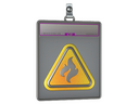 Sticker Slab | Flammable (Foil)